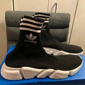 Balenciaga x adidas Speed Trainer in Black White